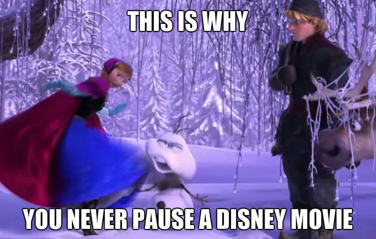 THIS IS WHY
YOU NEVER PAUSE A DISNEY MOVIE