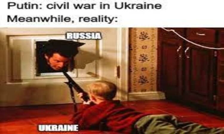 Putin: civil war in Ukraine
Meanwhile, reality:
RUSSIA
UKRAINE
n