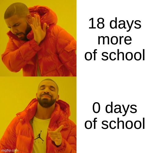 imgflip.com
18 days
more
of school
0 days
of school
