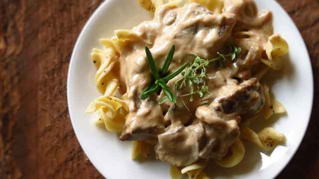 Beef Stroganoff