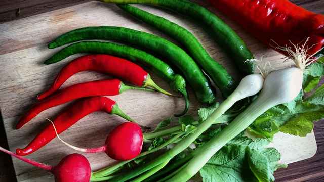 Making vegetable soup